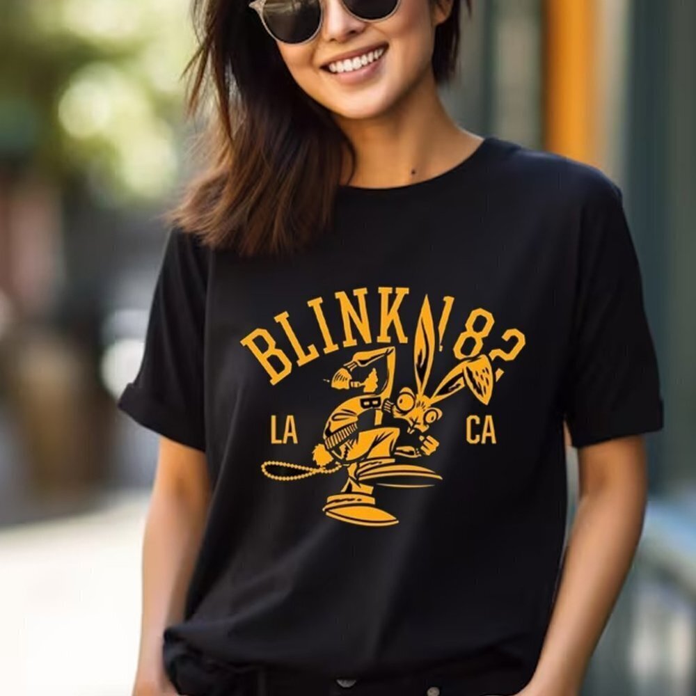 Blink182 College Mascot Tshirt Blink182 Music Unisex Shirt Blink182 Shirt